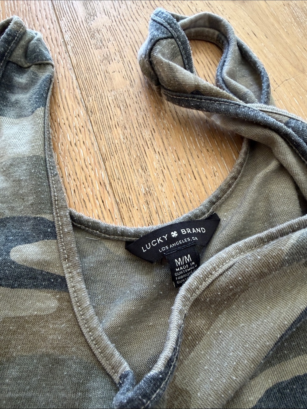 LUCKY BRAND medium camo dress/coverup *see details* - Picture 6 of 11